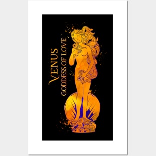 Goddess of love - Venus Posters and Art